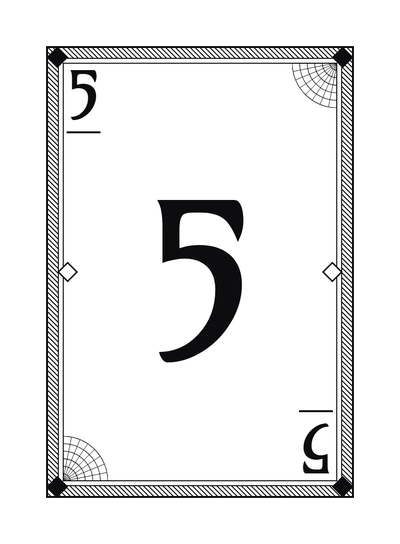 Card face: 5