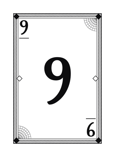Card face: 9