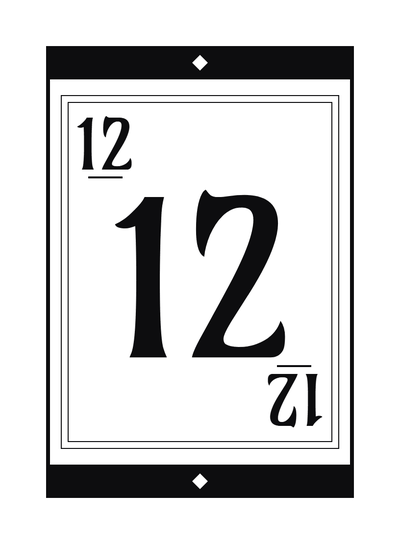 Card face: 12