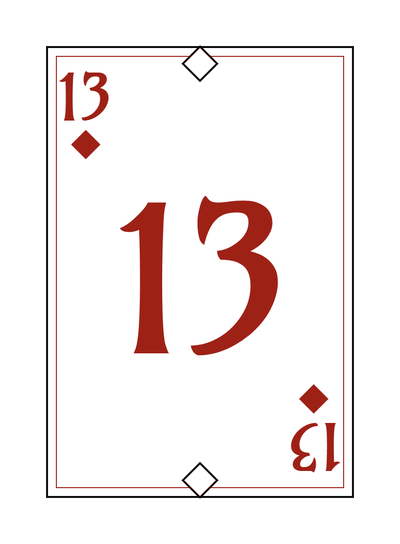 The Thirteen card